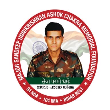 Official seal of the Major Sandeep Unnikrishnan Ashok Chakra Foundation